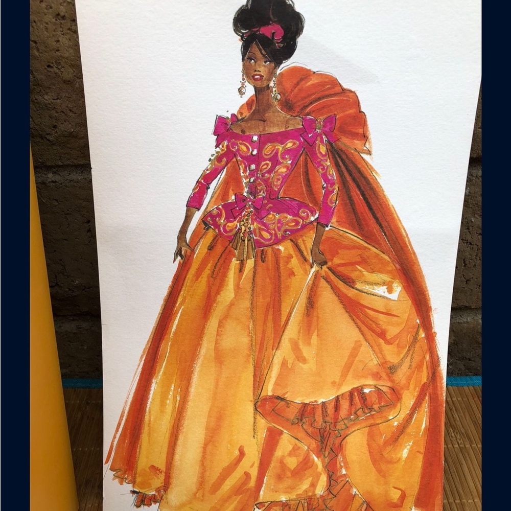 Mattel 1997 Symphony In Chiffon Barbie 3rd In Couture Series Limited Edition